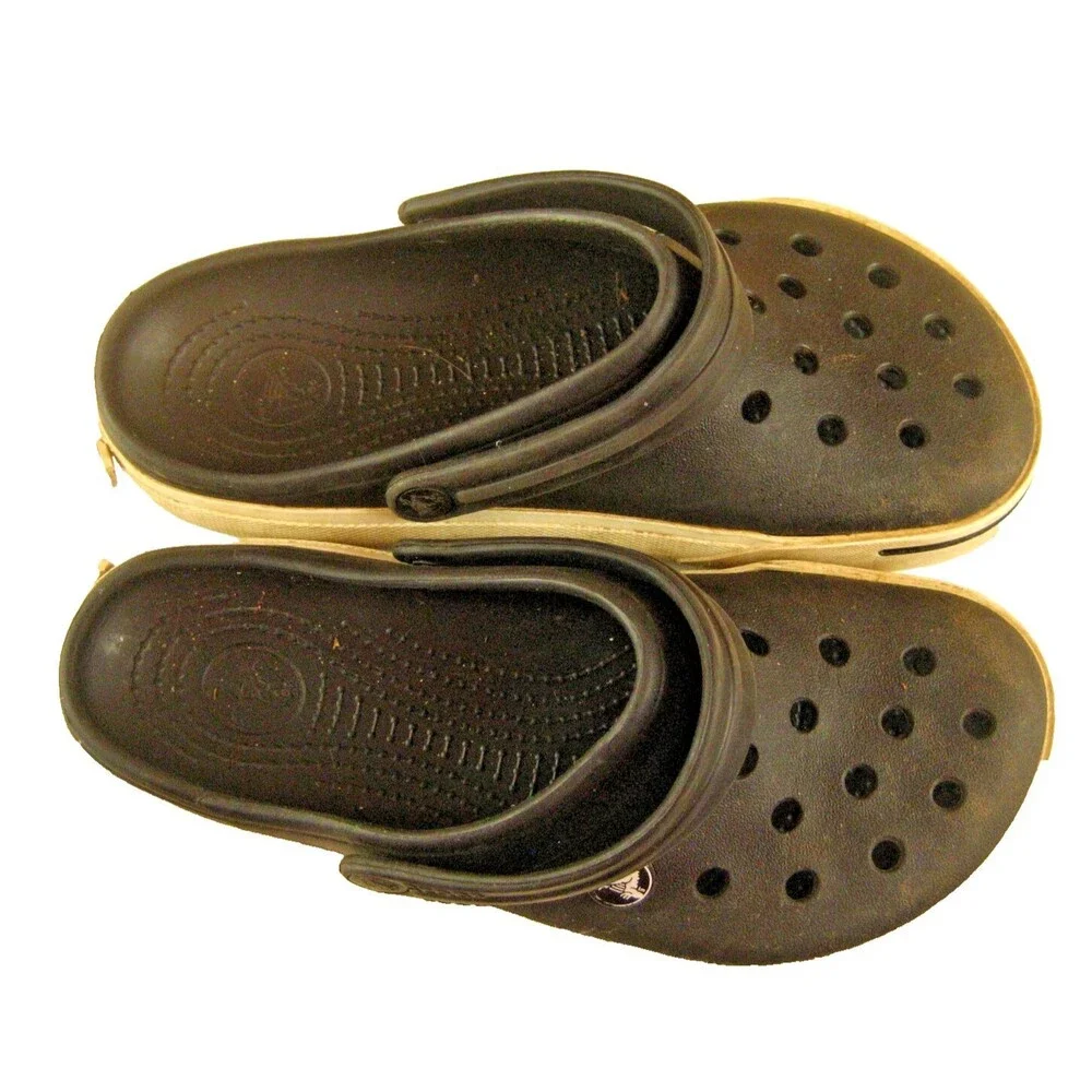 Crocs Swiftwater Mesh Closed Toe Deck Sandal Shoe sz 6M/8W